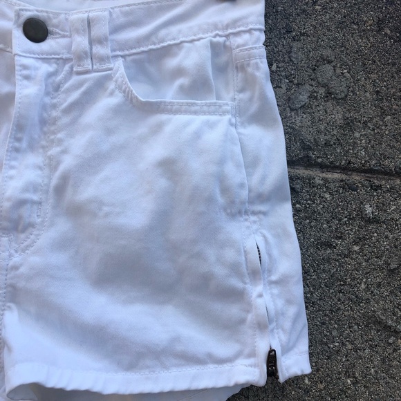 American Apparel High Waisted White Shorts SZ 24 - Picture 2 of 8